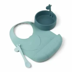 Siliconen Serviesset Peekaboo First Meal Blue Done By Deer