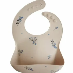 Siliconen Slab Lilac Flowers Mushie & Co