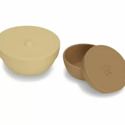 Siliconen Snackboxen Limonade/Almond Konges Slojd