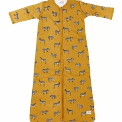 Slaapzak Met Afrits Mouw Zebra Honey Gold Meyco