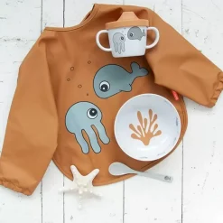 Slab Lange Mouwen Sea Friends Mustard (6-18M) Done By Deer