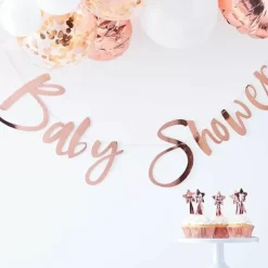 Slinger Babyshower Rosegoud Twinkle Twinkle Ginger Ray