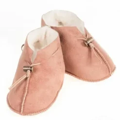 Slofjes Baby Emo Velours Lichtbruin Alwero