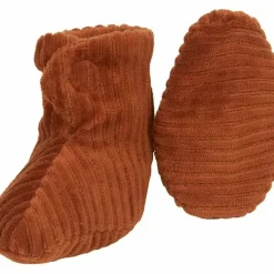 Slofjes Ribvelvet Caramel Nanami