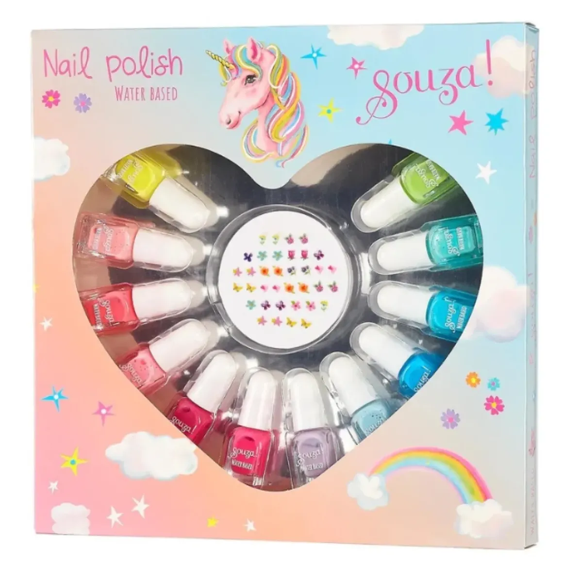 Souza Cadeauset Kindernagellak Met Nagelstickers
