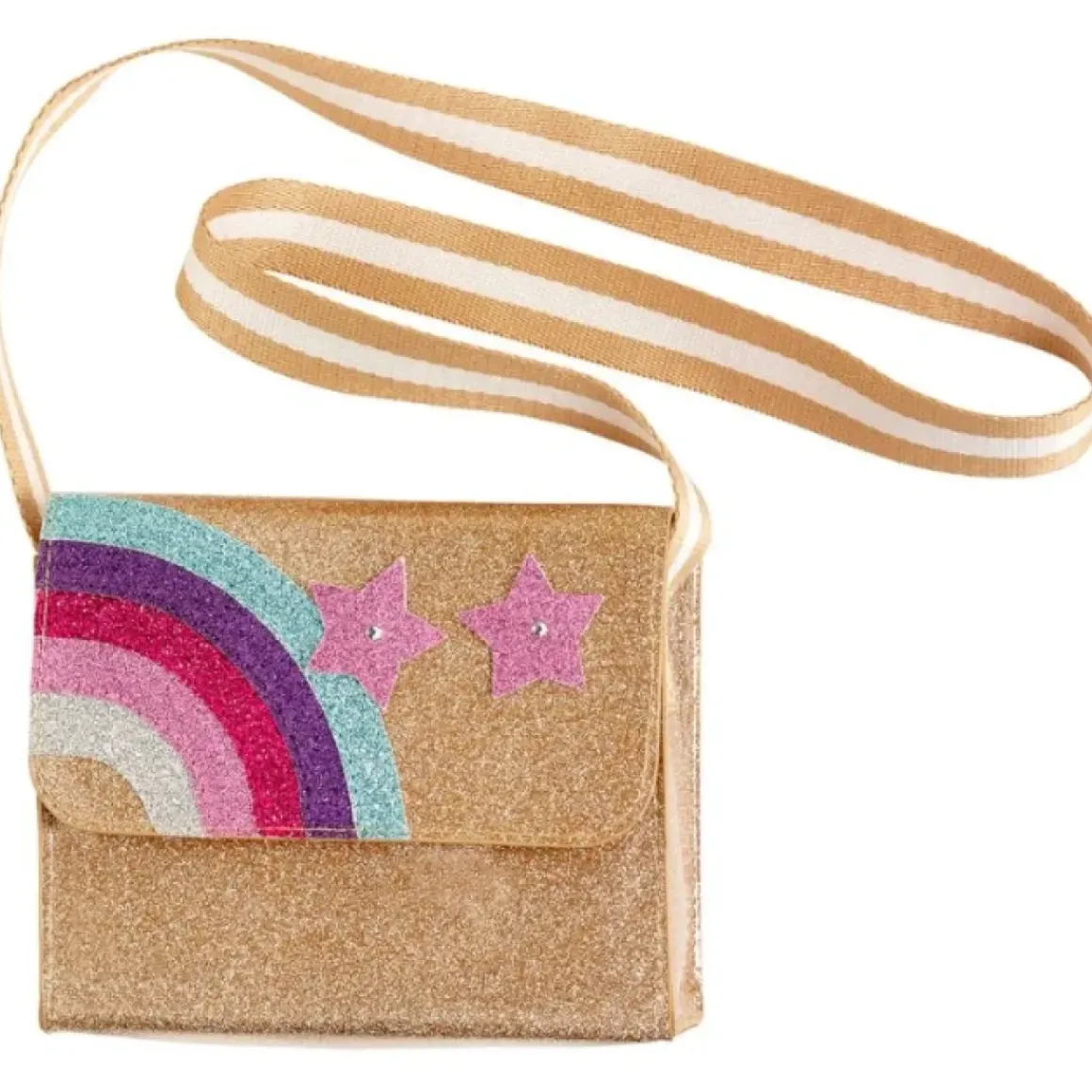 Souza Kindertasje Glorya Regenboog Goud