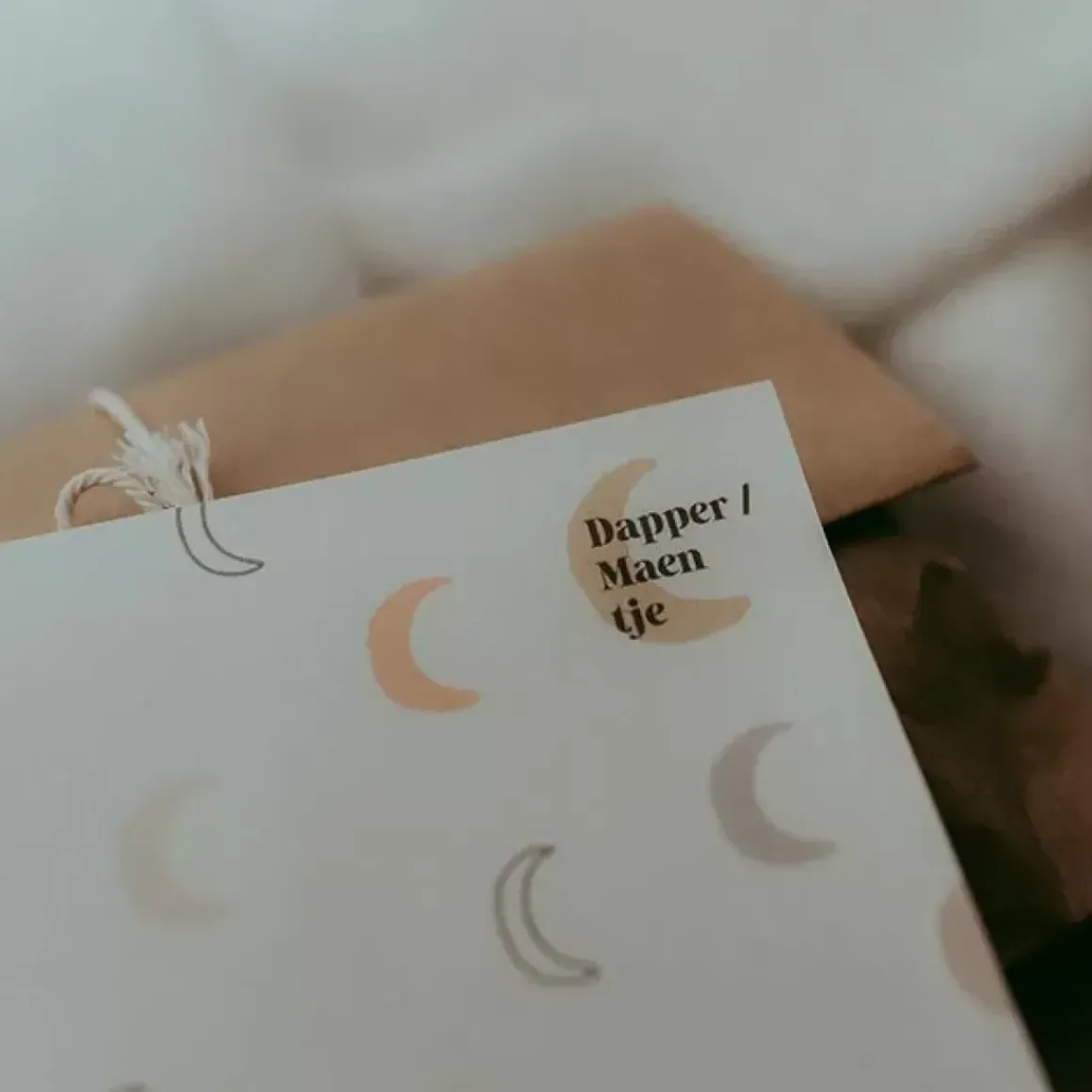Speendoekje Maan Teddy Stone Dappermaentje