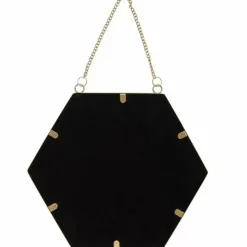 Spiegel Hexagon Goud (27Cm) Sass & Belle