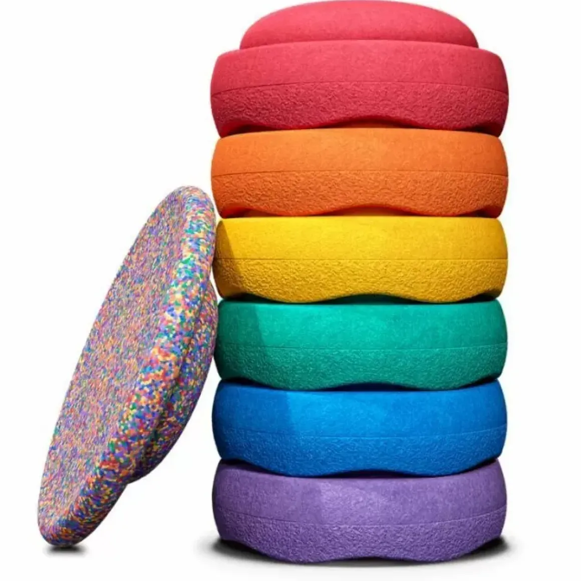 Stapelstein Stapelstenen Classic Rainbow + Balansbord