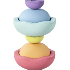Stapelstein Stapelstenen Inside Rainbow Pastel (6St)