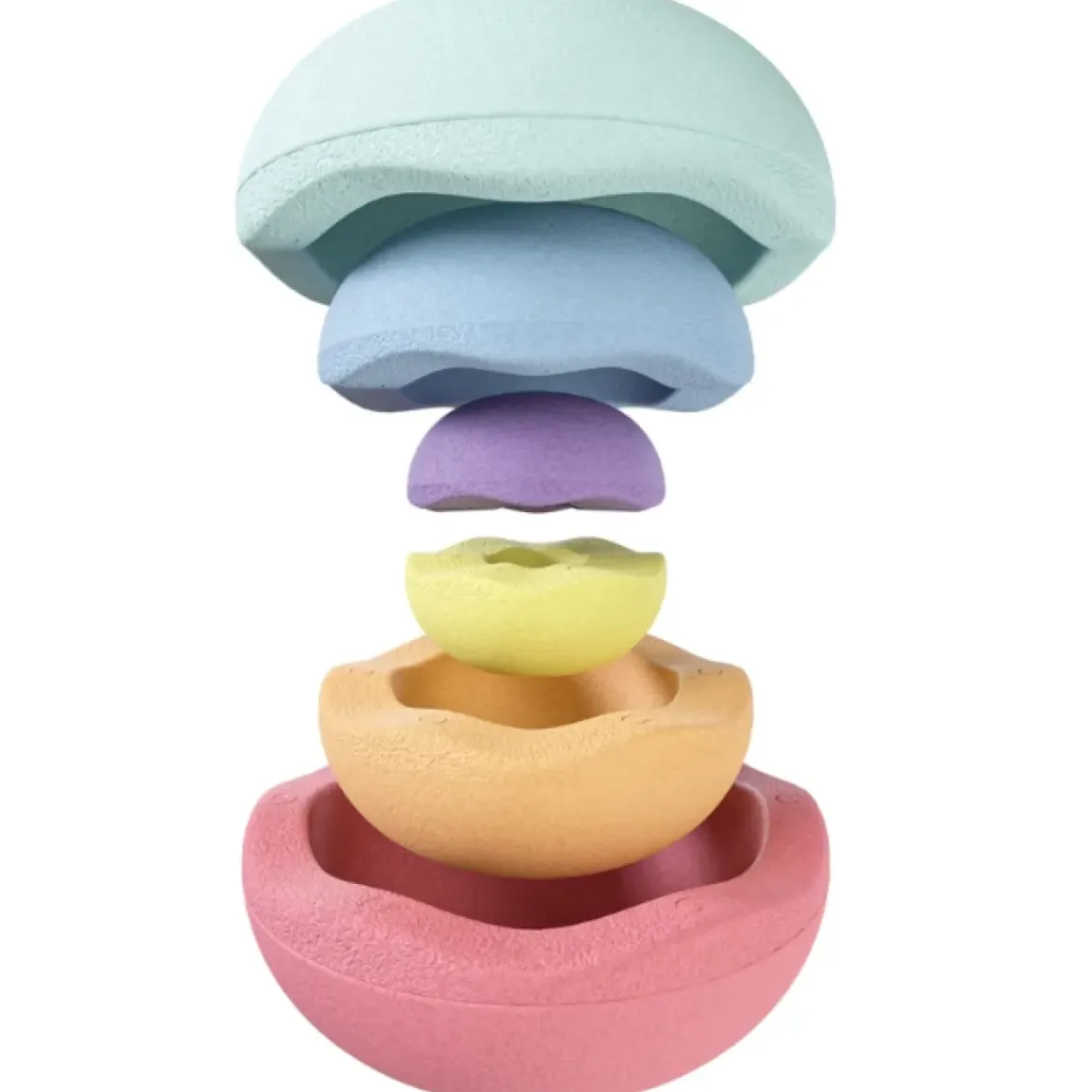 Stapelstein Stapelstenen Inside Rainbow Pastel (6St)