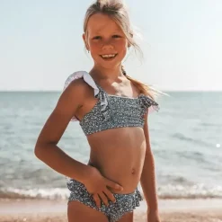 Stefanie Bikini Flore Dusk Blue Maat 98/104 | Salted Stories