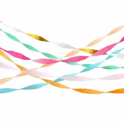 Streamers Bright Crepe (7St) Meri Meri