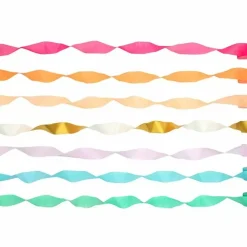 Streamers Bright Crepe (7St) Meri Meri