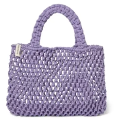 Studio Noos Mini Handbag Macrame Lila