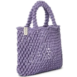 Studio Noos Mini Handbag Macrame Lila
