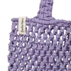 Studio Noos Mini Handbag Macrame Lila