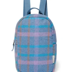Studio Noos Mini Rugzak Sky Blue Wool Checked
