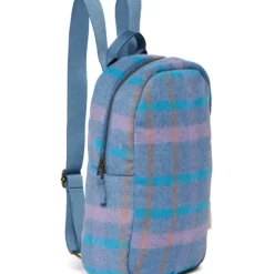 Studio Noos Mini Rugzak Sky Blue Wool Checked