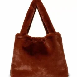 Studio Noos Mom Bag Cacao Faux Fur