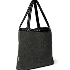 Studio Noos Mom Bag Reversible Teddy Lacquer Zwart