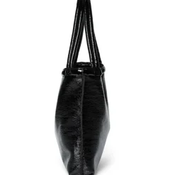 Studio Noos Mom Bag Reversible Teddy Lacquer Zwart