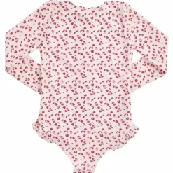 Swim Essentials Badpak Lange Mouw Old Pink Leopard