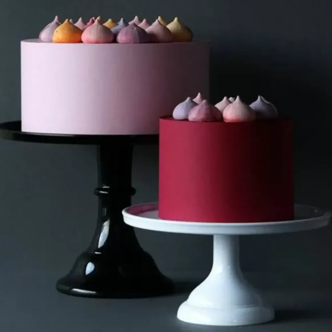 Taartplateau Zwart Groot A Little Lovely Company