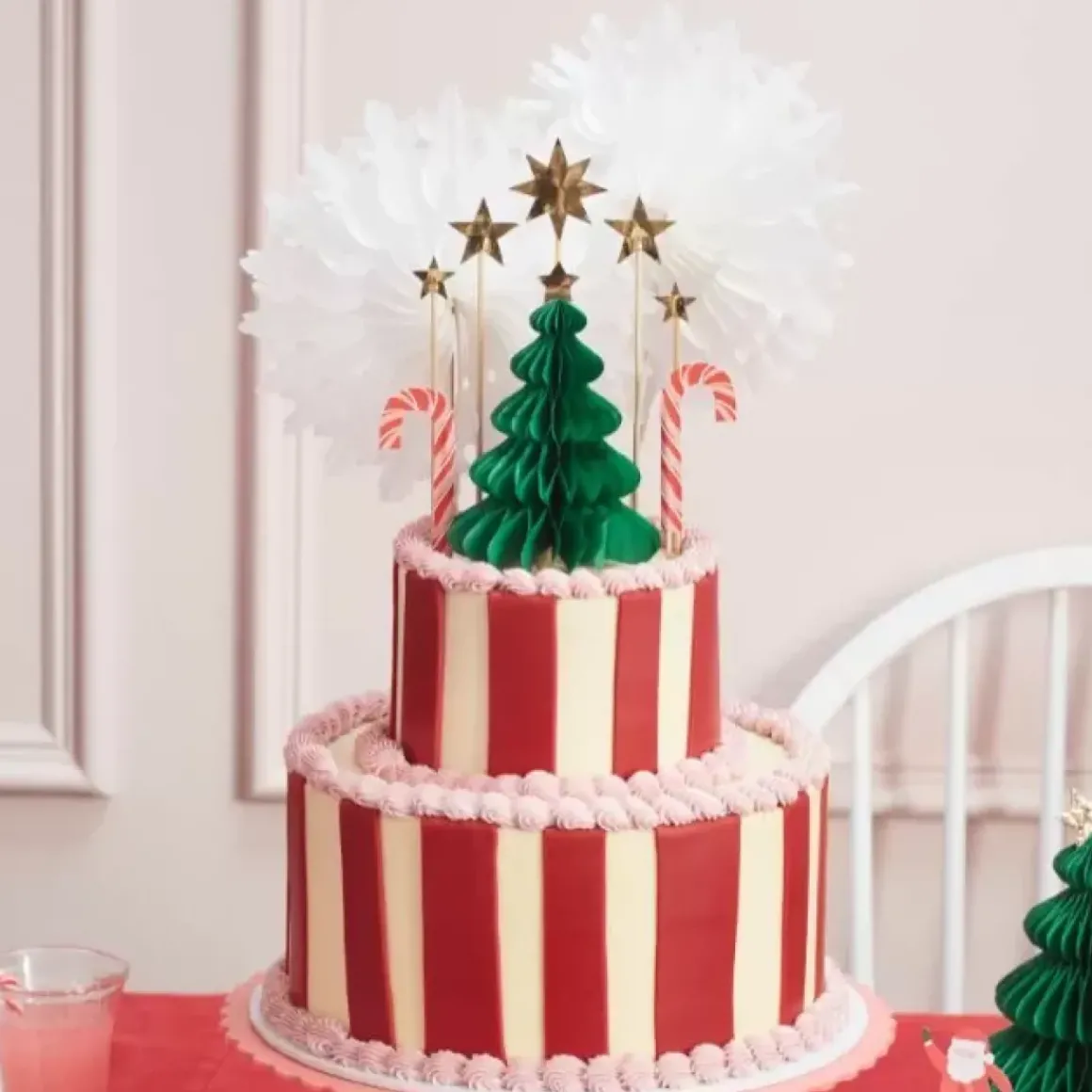 Taarttopper Christmas Honeycomb Meri Meri