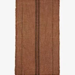 Tafelloper Striped Burnt Orange Madam Stoltz