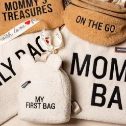 Tasje On The Go Teddy Beige Childhome