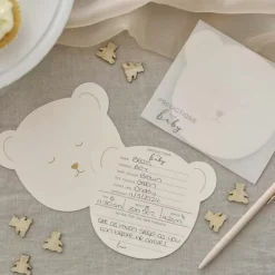 Teddy Bear Babyshower Invulkaarten - Schattig & Speels