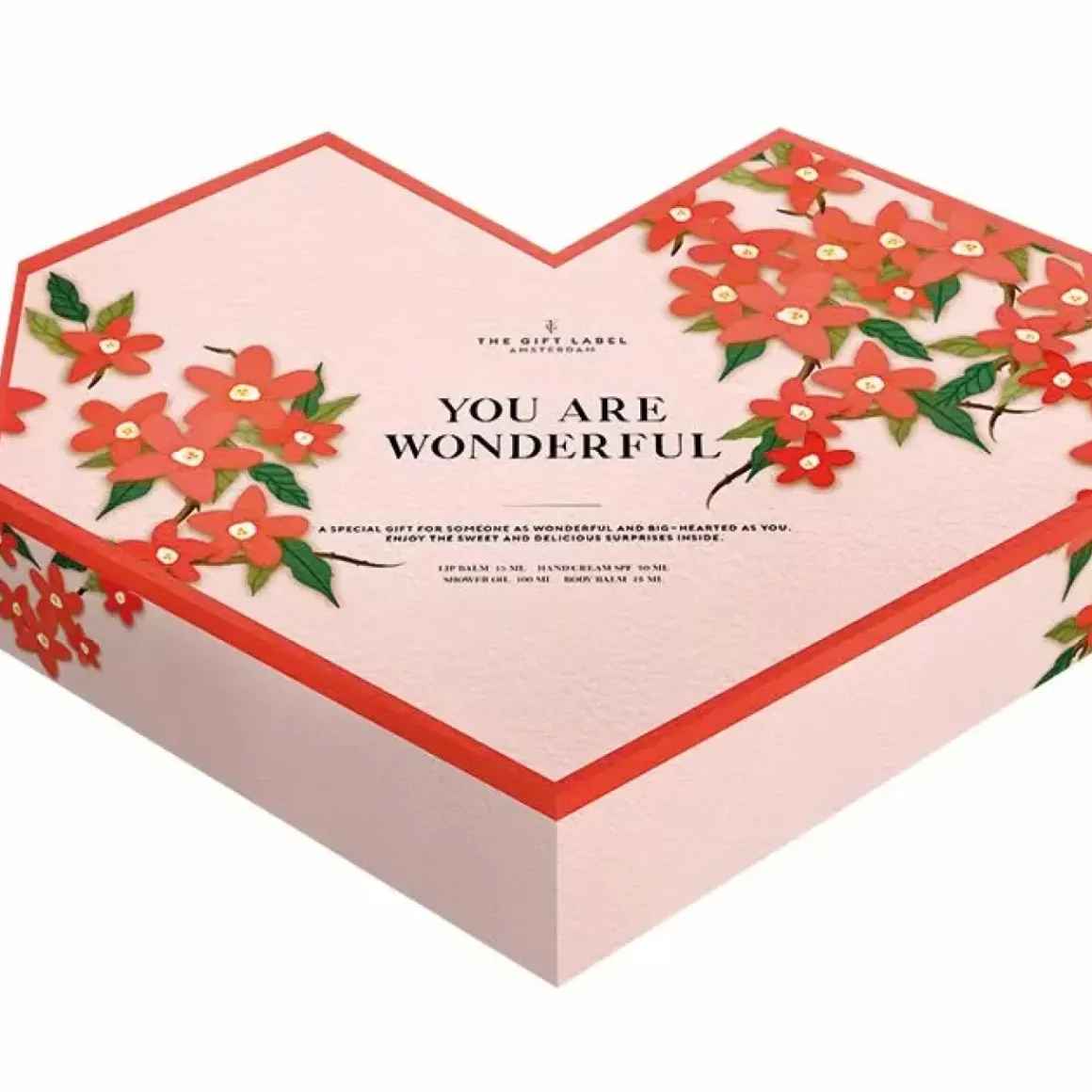 The Gift Label Heart Giftbox You Are Wonderful