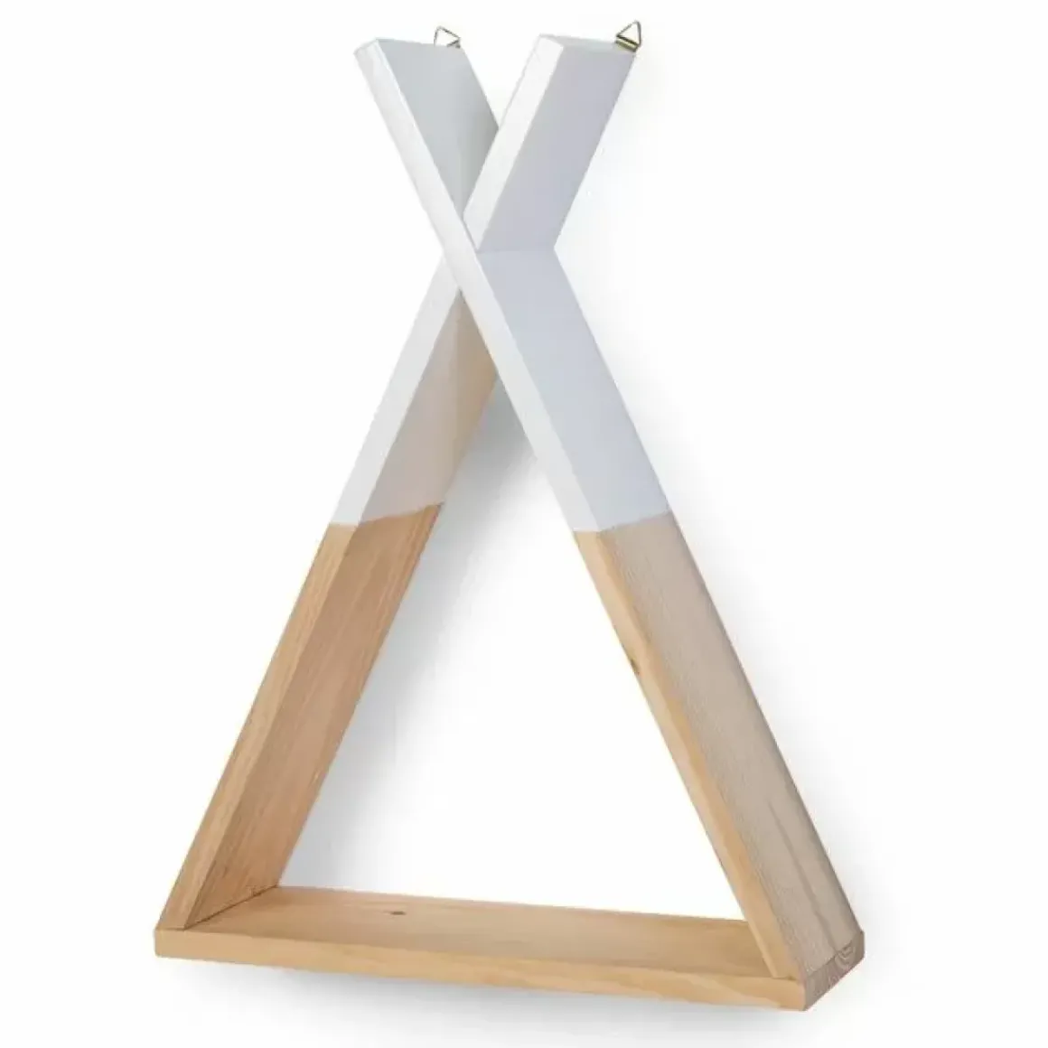 Tipi Wandplank Wit-Naturel Childwood