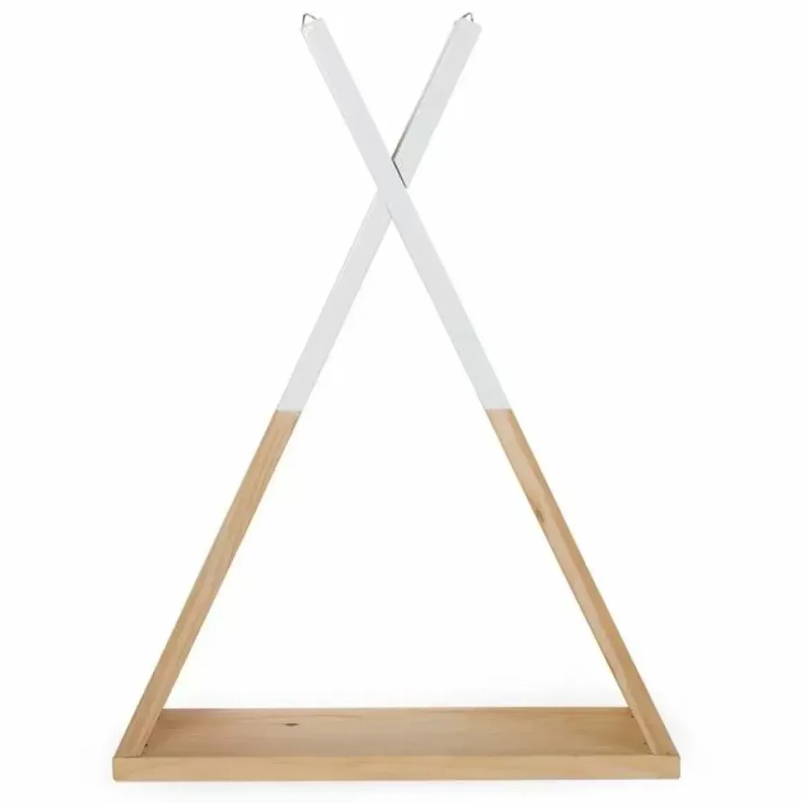 Tipi Wandplank Wit-Naturel Childwood