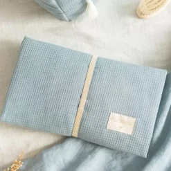 Verschoonmatje Mozart Stone Blue Nobodinoz