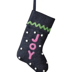 Vilten Kerstsok Merry And Bright Ginger Ray
