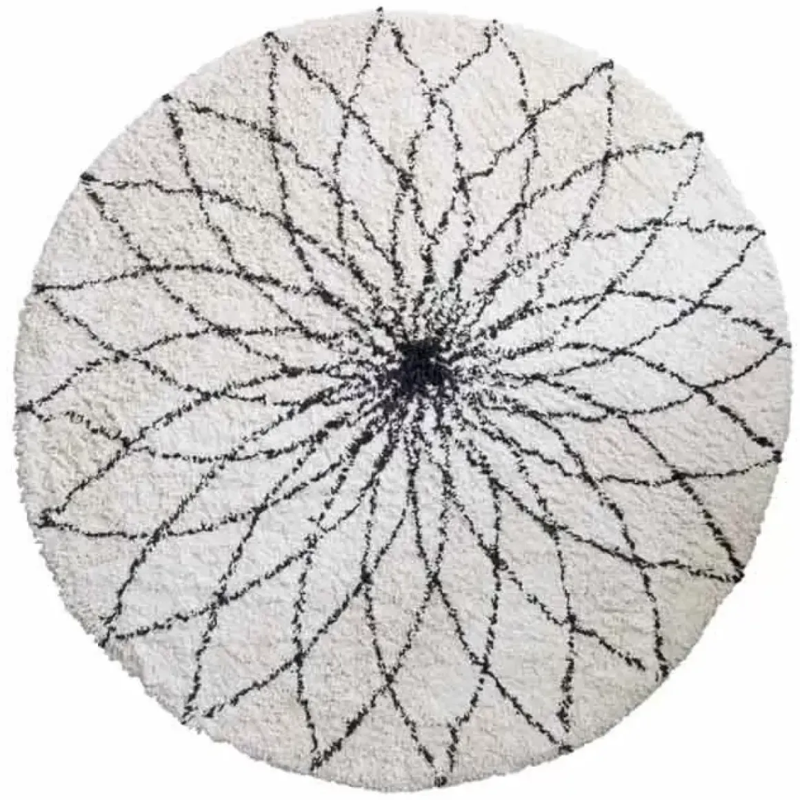Vloerkleed Flower Power Rond (110Cm) Kidsdepot