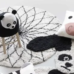 Vloerkleed Flower Power Rond (110Cm) Kidsdepot