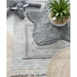 Vloerkleed Jute Rond Naturel 110Cm Kidsdepot
