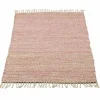 Vloerkleed Jute Roze (90X180Cm) Kidsdepot