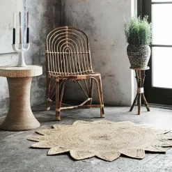 Vloerkleed Jute Sun (120Cm) Madam Stoltz