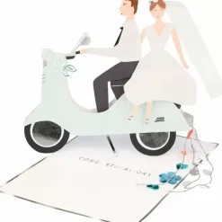 Wenskaart Scooter Couple Meri Meri