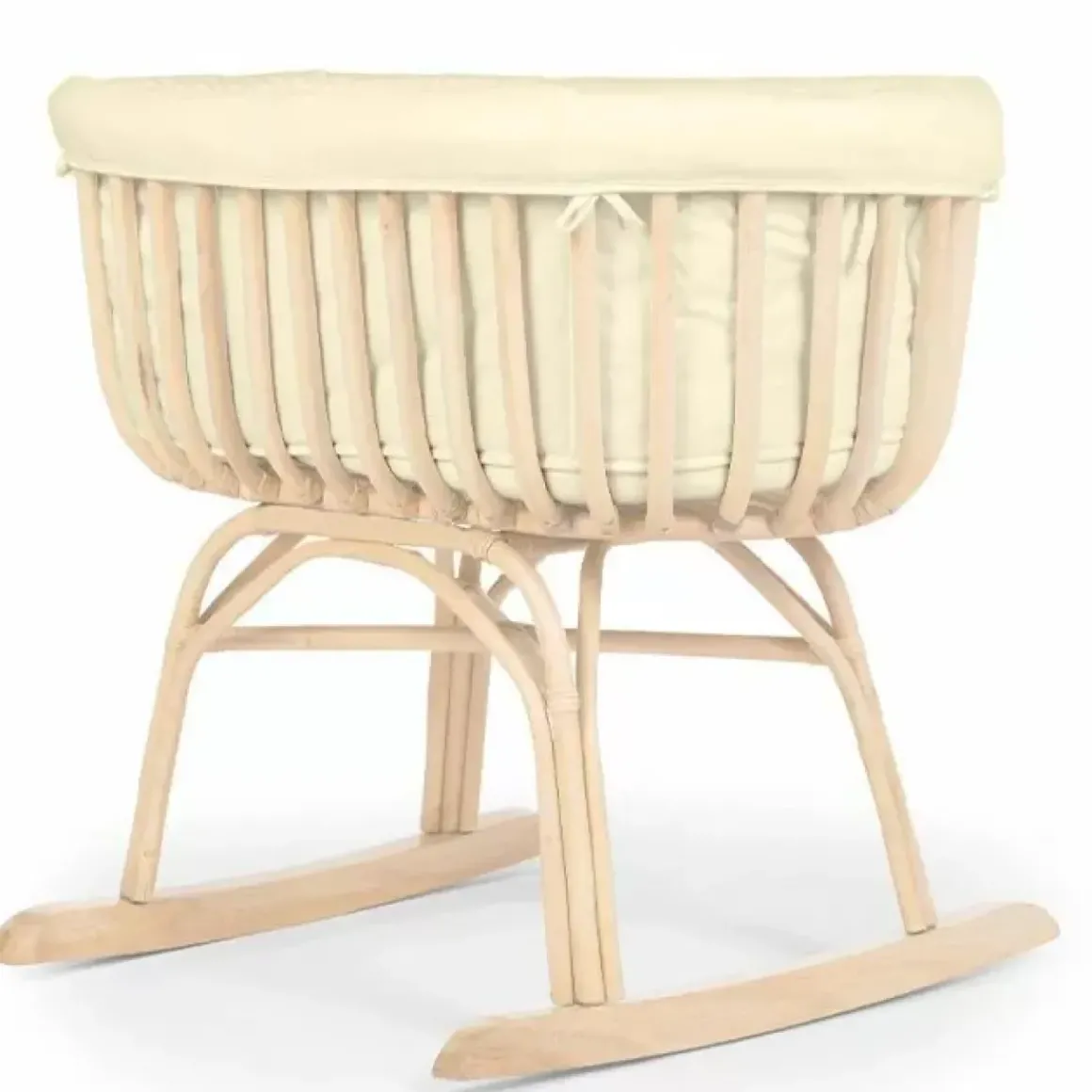 Wiegbekleding Wit Rotan Wieg Childhome