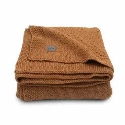 Wiegdeken Bliss Knit Caramel Jollein