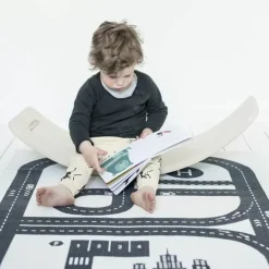 Wobbel Original Blank Gelakt Met Vilt Muis