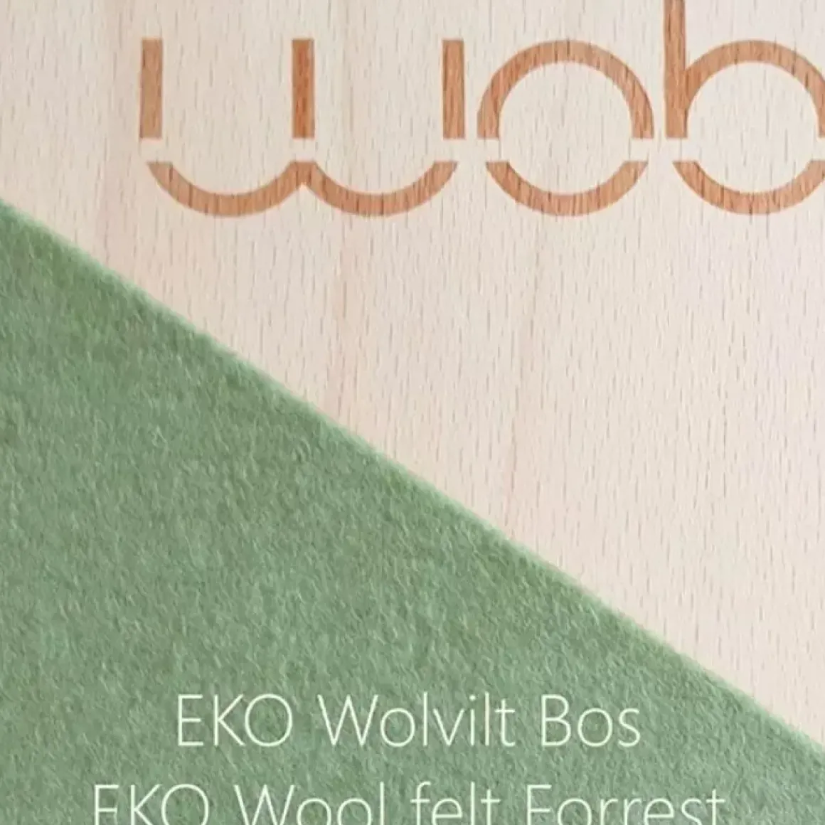 Wobbel Starter Blank Gelakt Met Vilt Bos