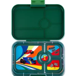 Yumbox Lunchbox Bento Greenwich/Race Cars 4 Vakken