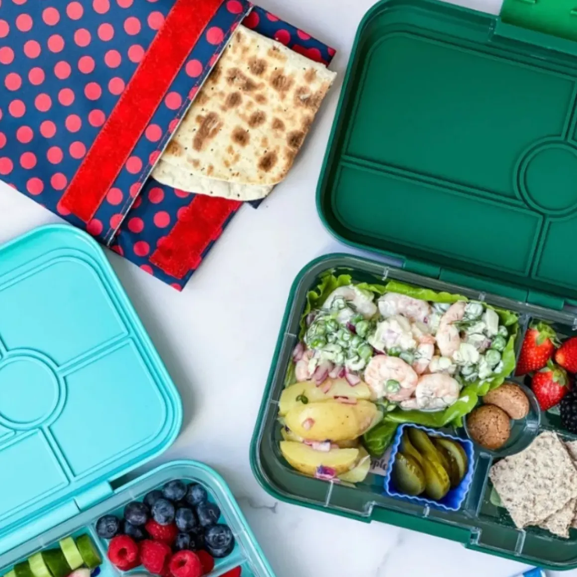 Yumbox Lunchbox Bento Greenwich/Race Cars 4 Vakken
