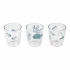 Yummy Mini Glazen Sea Friends Blue (3St)